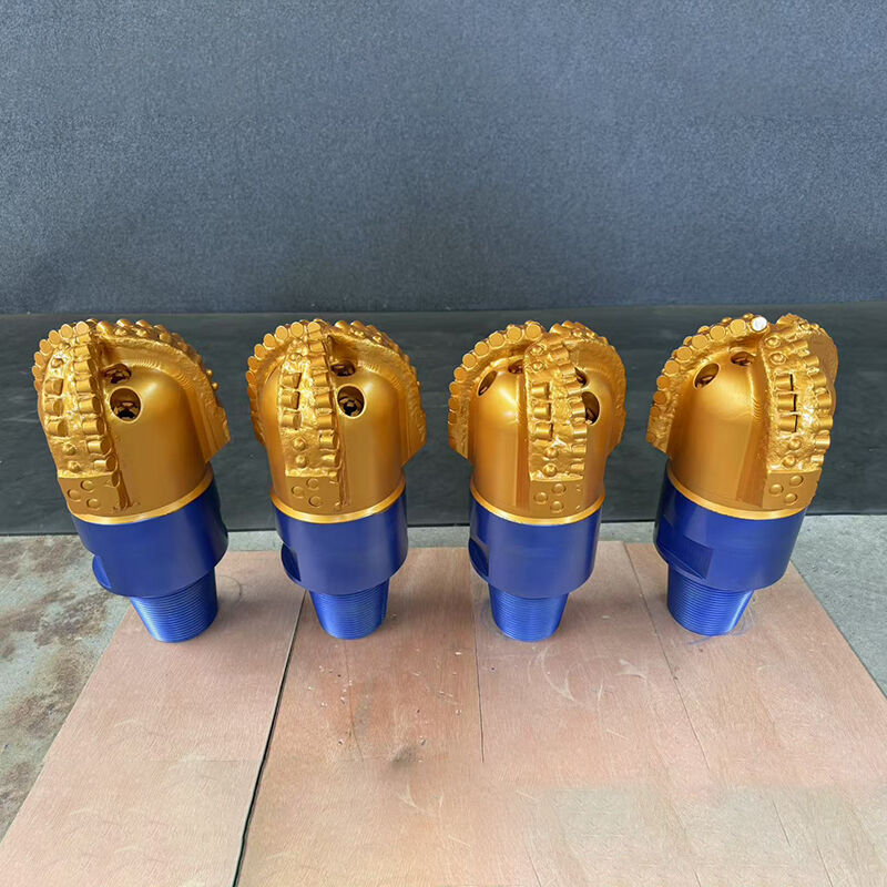 Forage de puits d'eau outils de coupe de pierre de roche 3 lames 8 1/2 pouces ((215.9 mm) Forage Bits matrice Corps Diamant Pdc Bit