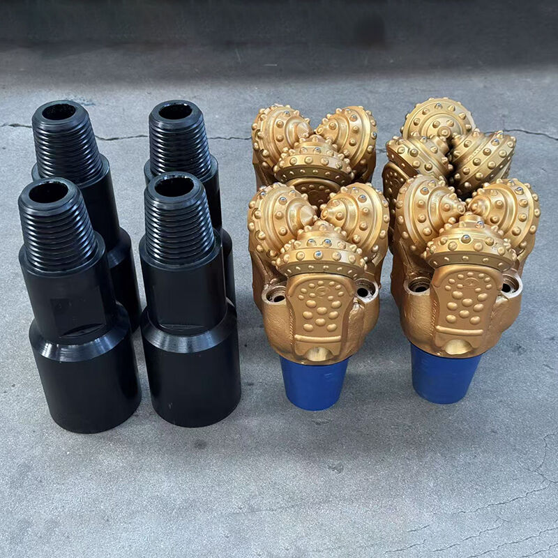 Foret PDC à dessus plat pour la détection de puits horizontaux Outil de forage forgé Foret PDC 8 1/2 pouces (215,9 mm) avec 3 lames