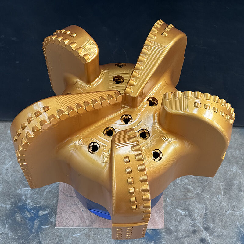Petit puits d'eau 5 lames Coupeuses à double rangée Diamant Pdc Forage Bit Bits À vendre
